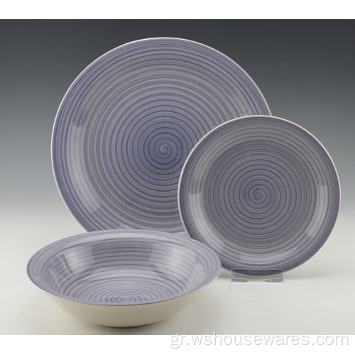 Hot Selling Porcelain Handed Stoneware Tableware Sets